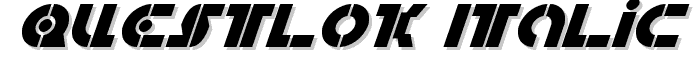 Questlok Italic font